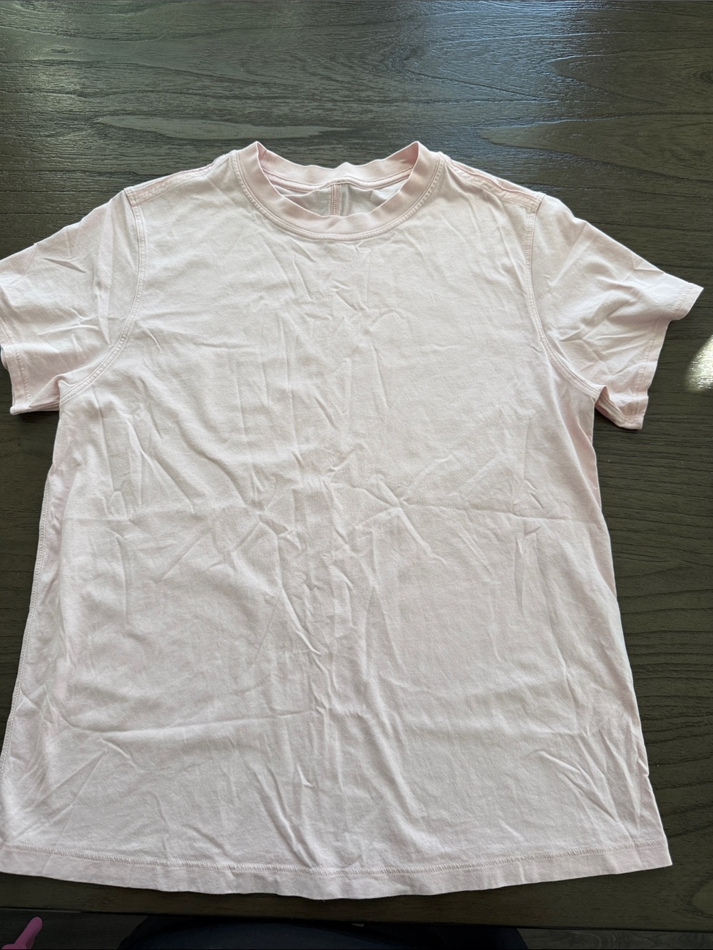 lululemon athletica Short Sleeve Crew Tee in Pale Pink